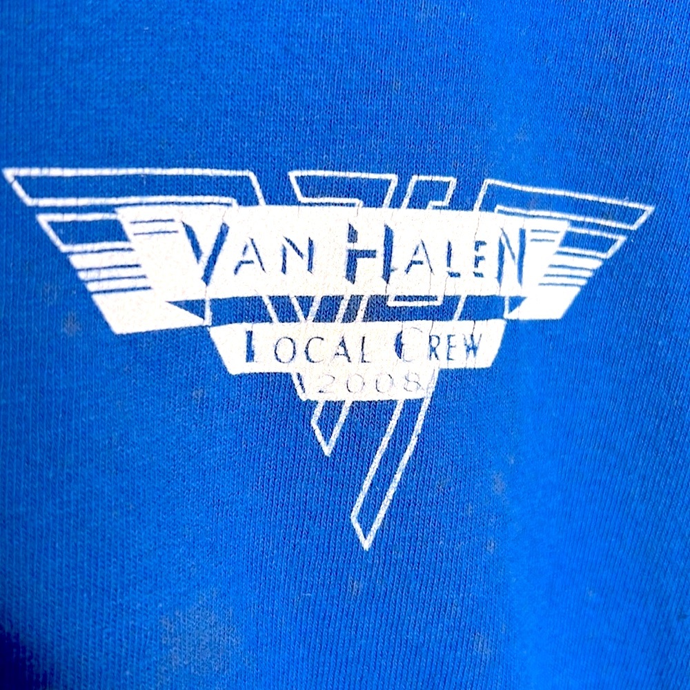 Vintage Van Halen Crew TOUR  shirt
